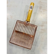 C-2317 CAT LITTER SCOOP STEEL 5TH GEN SQUARE -GOLD