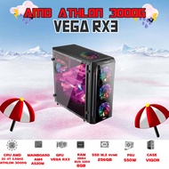 BONMECOM2 คอมประกอบ / CPU Athlon 3000G / RADEON VEGA RX3 / Case เลือกแบบได้ครับ