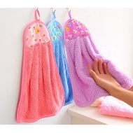 Cotton kitchen towel with hanging ring (KITCHEN TOWEL WITH RING)