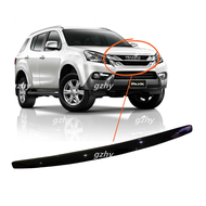 (black）Auto Front Bumper Grille  hood Moulding for isuzu DMAX 2011 2012 2013 2014 2015 2016 MUX 2012