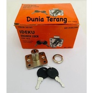 IDEKU Small 16mm Drawer Lock - 101 IDEKU 16 mm Drawer Lock for Lockers
