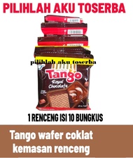 Tango Wafer ROYAL CHOCOLATE RENCENG - (HARGA 1 RENCENG ISI 10 SACHET)