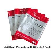 [4C] Sheet Protector  / A4 Clear Sheet Protector Transparent 11 Holes  100Pcs/Pck