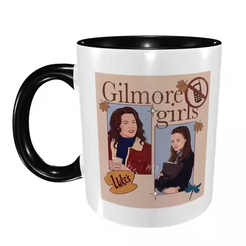 Gilmore Girls Graffiti Mug Funny Ceramic Coffee Cups Tea Mugs Milk Cup Drinkware Gifts for Friends