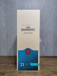 Glenlivet 21 years old single malt scotch whisky ABV 43% 700ml  格蘭利威21年新版珍稀三桶單一純麥威士忌700ml