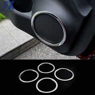 AX phù hợp cho Nissan X-Trail Xtrail Rogue T32-cửa bằng cờ rôm Loa vỏ bọc trang trí nhãn dán bên tro