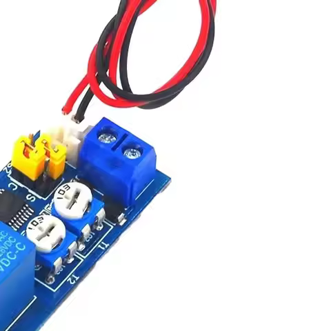 DC 5V/12V/24V Adjustable Cycle Delay Timing Relay Board, 0-100 Sec/Min Timer Control ON-OFF Loop Swi