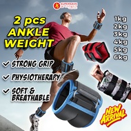 SUPERSAVE Workout Weight Training Sand Bag Pair Ankle Weight Physiotherapy (1kg-6kg)