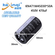 (1pcs)450V 470uF D30xL50mm 1.18x1.97in KN471M45030*50A Snap-In Aluminum Electrolytic Capacitor