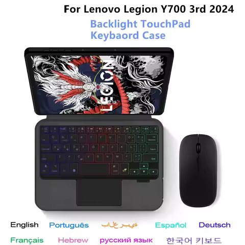 Magic Keyboard Case For Lenovo LEGION Y700 2025 Game Tablet for Legion Y700 3rd Gen 8.8 inch TB321FU