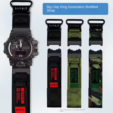 GWG1000 Canvas Watchband Bracelet For Casio G-SHOCK 5463 GWG-1000/GB-1A/4A/1A1/1A3 Nylon Watch Strap