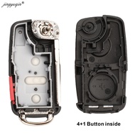 jingyuqin 20pcs/lot Flip Key Case For New VW Transporter Polo GOLF 202AD 202H Folding Remote key She