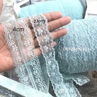 1 METER - WATER LACE TULLE LACE/ SIZE 2.1CM AND 4CM