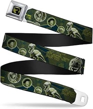 Seatbelt Belt - Buzz Poses/Stars LIKE A BUZZ - 1.0" Wide - 20-36 Inches in Length