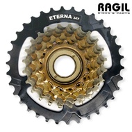 SPROKET FREEWHEEL GIR SUSUN DRAT ULIR 7 SPEED MEGARANGE ETERNA