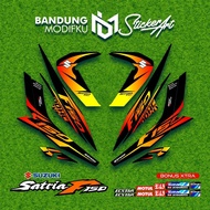 SATRIA F150 STRIPING MOTIF 9 BANDUNG MODIFKU/ ECSTAR/ SATRIA FU BARONG 2012/ STICKER/ STICKER/