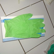 Gloves NITRILE INTAN GLOVES NON Medical Light Green