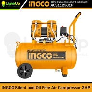 INGCO Silent and Oil Free Air Compressor 2HP | ACS112501P | LIGHTSUP