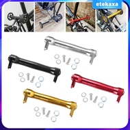 [Etekaxa] Folding bike Wheel Extension Rod Rear Rack for Folding Bike Transporting Telescopic Bar Components Parts