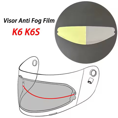 Motorcycle Helmet Visor Anti Fog Film For AGV K6 K6S Anti-fog Insert Sticker