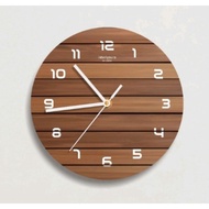 KAYU Teak wall clock / Wooden wall clock / Unique wall clock