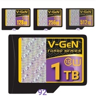 Micro Sd V-Gen Memory Card 128gb 256gb 512gb 1tb Class 10 Turbo Vgen Original MMC TF NA Memory 128gb 256gb 512gb 1GB
