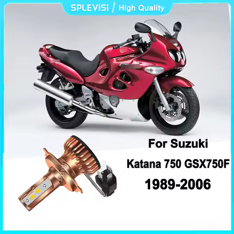 H4 9003 HB2 LED Motorcycle Headlight - our bulbs illuminate dark areas For Suzuki Katana 750 GSX750F