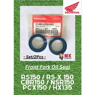 [ 51490-KRM-852 ] FRONT FORK OIL SEAL Set Honda RS150 RS-X 150 RSX150 RSX PCX PCX150 NSR NSR150 CBR 