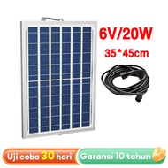 solar panel 20W 35*45cm Papan solar solar cell panel surya 6V