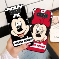 Case For Samsung Note 8 9 10 Lite Plus Silicoen Phone Case Soft Cover Mickey and Minnie