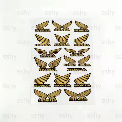 FOR HONDA HRC H WING Reflective Motorcycle Stickers Waterproof Vinyl Decals for Motorbike Helmet Fue