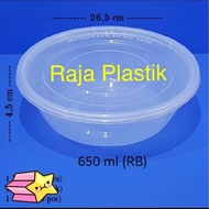 Plastic round bowl 650ml / food container 650ml / thinwall round bowl 650 ml