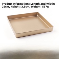 Non-Stick Baking Tray Square 28x28cm for Cake Rolls Biscuits Candy Making Kitchen Cooking Tools Fren