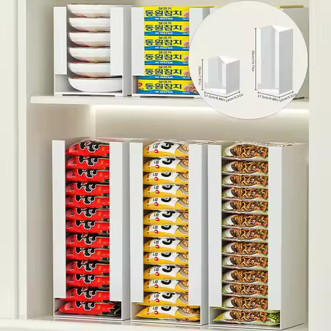 Korea Ramen Storage Box Kitchen Instant Noodle Cup Tissue Storage Bins Facial Mask Storage Box Multi