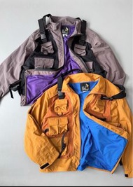 Go Slow Caravan 3WAY Jacket 24AW日系戶外運動尼龍防水工裝馬甲背心夾克外套