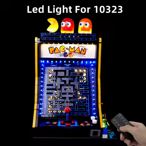 LED Light For ICONS 10323 PAC Arcade Lamp Building Blocks Bricks (Not Include Block Model)