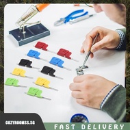 [cozyroomss.sg] 10pcs/set SDK08 Test Clips with Jumper Wires IC Test Hook Clips 2A Ultra Small Clip 