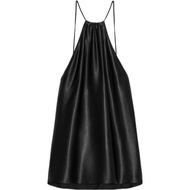 ZARA ZW Camisoles Womens Black Moderate Halter Neck 8075934-800