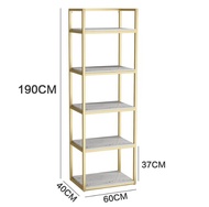 ✅Ready Stock✅ Gold Clothing Store Display Frame Men Women Floor Clothes Rack Light Luxury Wedding Ra