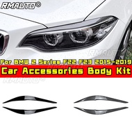 Auto Head Light Lamp Eyelids Eyebrow Headlight Decoration Car Styling Trim For BMW 2 Series F22 F23 