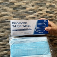 masker disposable medis 3ply 1box 50pcs