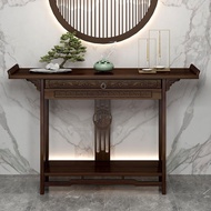 Prayer table Altar Table with Drawer Home Worship Desk Buddha Stand for Devotional Offerings Meja Se
