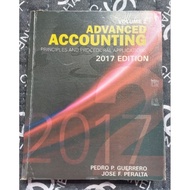 Advanced Accounting Volume 2 2017 edition by Guerrero and Peralta