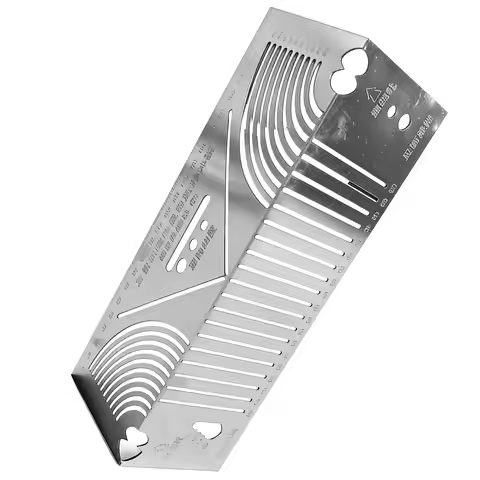 For delineation tools 45 degrees scribing gauge square tube folding round ruler square steel folding