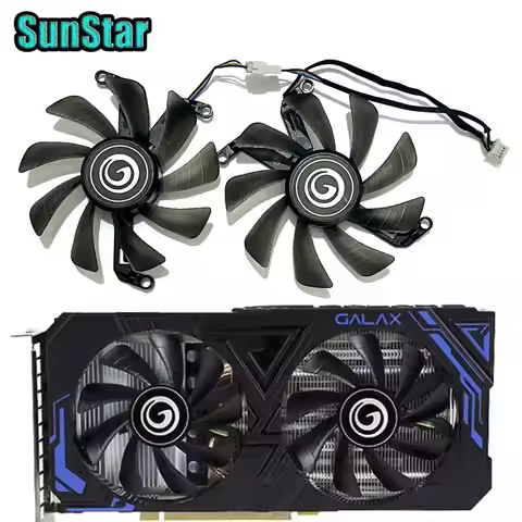 NEW 2PCS 85MM GALAXY GTX1660 RTX2060 GPU Cooling Fan For GALAXY GTX 1660 1660Super 1660TI RTX 2060 2