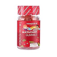 Vitamin Gummy Bears Multivitamin Fruit Gummies - Bulk Pack 1 Month - Vegan - Gluten Free - 13 Essential Vitamins for Children by Novomins