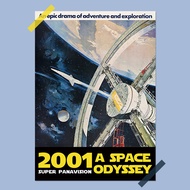 2001 Space Odyssey Homemade Movie Poster Room Dormitory Cafe Wall Background Decoration