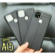 Autofocus Case Oppo A15 dan Oppo A15s Softcase Hitam Case Kulit Jeruk