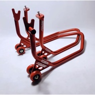 PRC STANDARD PADDOCK UNIVERSAL FRONT REAR MOTORCYCLE PADDOCK Paddock Stand ORIGINAL RBT