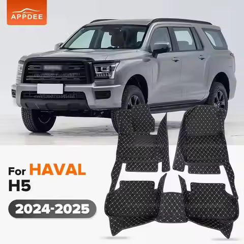 Custom Car Floor Mats For HAVAL H5 2024 2025 Automobile Carpet Cover Interior Details Accessories Pr